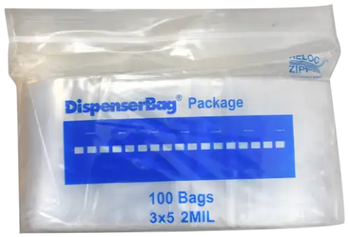 Zip Lock Bag - 3x5 (2 Mil)