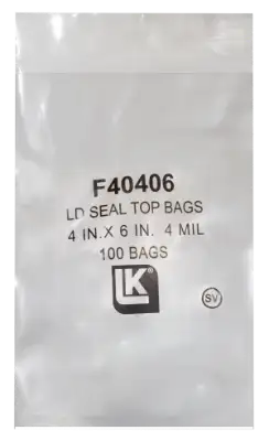 Zip Lock Bag - 4x6 (4 Mil)