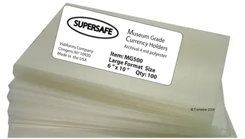 Museum Grade Large Format Holders - 6 x 10