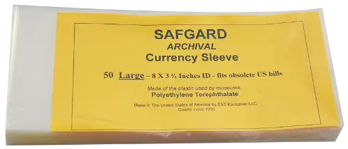 Safegard Large Currency Sleeve
