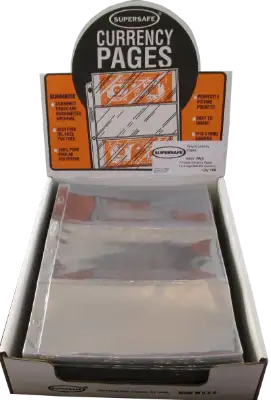 3 Pocket Pages - Large Currency
