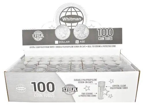Round Coin Tube-ASE, 100/box