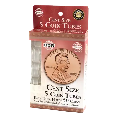 5 Round Coin Tube - Cent