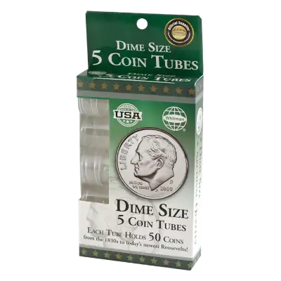 5 Round Coin Tube - Dime
