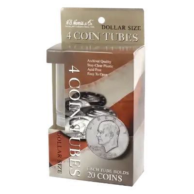 4 Round Coin Tube - Dollar