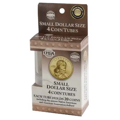 4 Round Coin Tube - Small Dollar