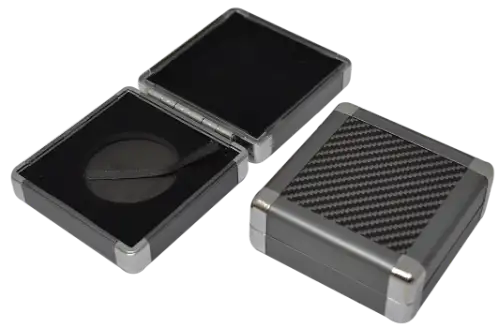 Aluminum Coin Capsule Box with Polish Corners