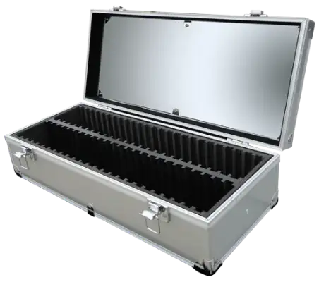 Falcon Series 50 Slab Box - Aluminum - Clear Top