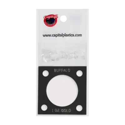 Capital Plastics 144 Coin Holder - 1 oz. Gold Buffalo