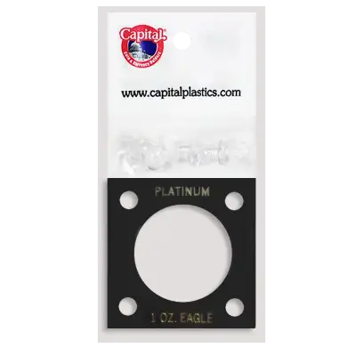 Capital Plastics 144 Coin Holder - 1 oz. Platinum Eagle