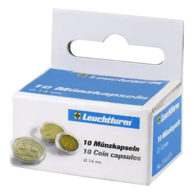 14mm - Coin Capsules (pack of 10)