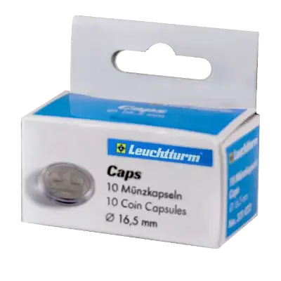 16.5mm - Coin Capsules (Pack of 10)