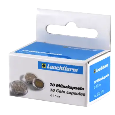 17mm - Coin Capsules (pack of 10)