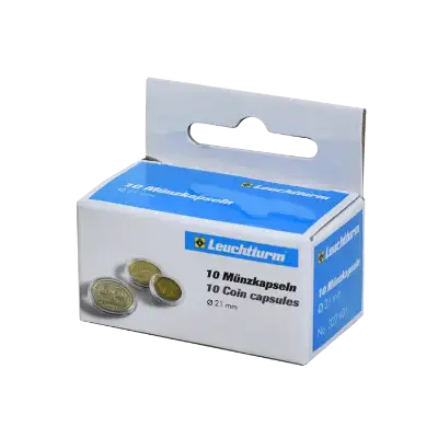 21mm - Coin Capsules (pack of 10)
