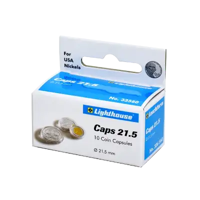 21.5mm - Coin Capsules (pack of 10)