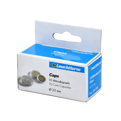 23mm - Coin Capsules (pack of 10)