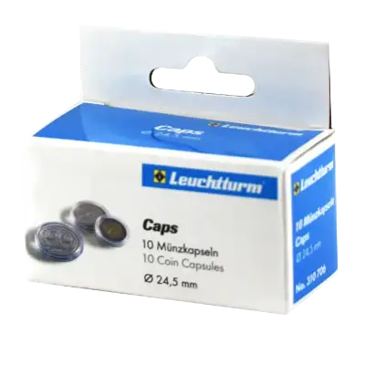 24.5mm - Coin Capsules (pack of 10)