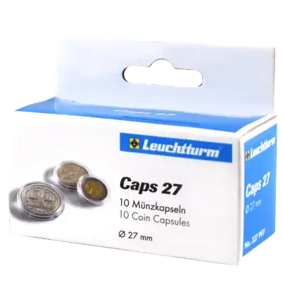 27mm - Coin Capsules (pack of 10)