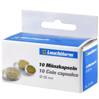 28mm - Coin Capsules (pack of 10)