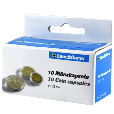 32mm - Coin Capsules (pack of 10)