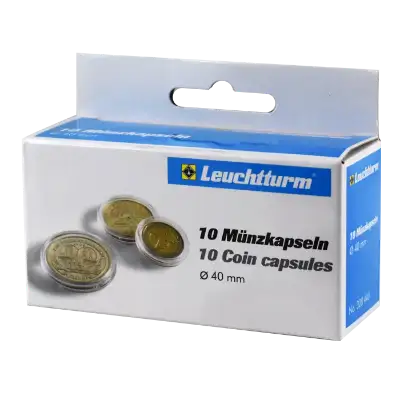 40mm - Coin Capsules (pack of 10)