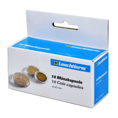 43mm - Coin Capsules (pack of 10)