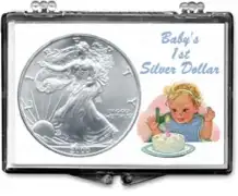 ASE Babys First Silver Dollar