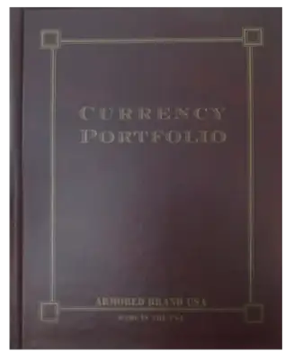 Currency Portfolio- Burgundy
