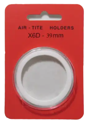 Air Tite Ring Fit High Relief 39mm Retail Package Holders - Model X6D