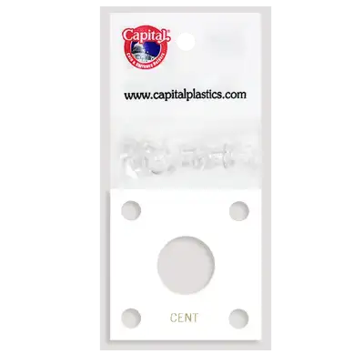 Capital Plastics 144 Coin Holder - Cent