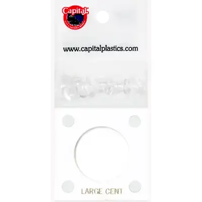 Capital Plastics 144 Coin Holder - Large Cent
