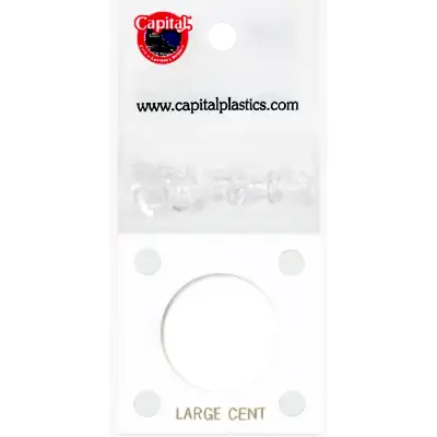 Capital Plastics 144 Coin Holder - Large Cent, 29mm
