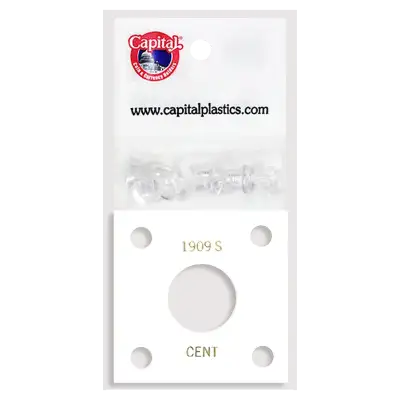 Capital Plastics 144 Coin Holder - 1909S Cent