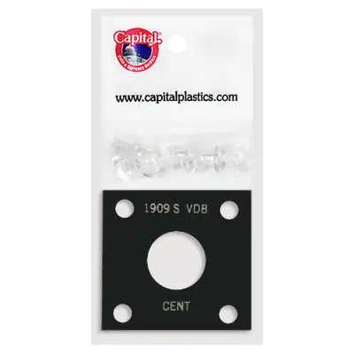 Capital Plastics 144 Coin Holder - 1909S VDB