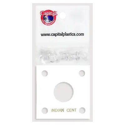 Capital Plastics 144 Coin Holder - Indian Cent
