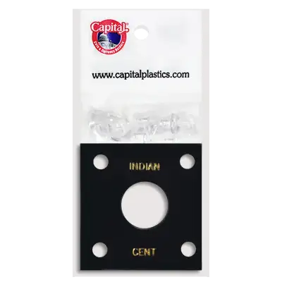 Capital Plastics 144 Coin Holder - Indian Cent