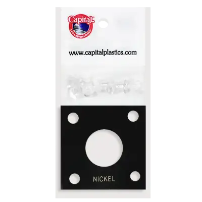 Capital Plastics 144 Coin Holder - Nickel