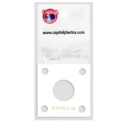 Capital Plastics 144 Coin Holder - Buffalo Nickel