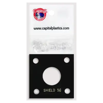 Capital Plastics 144 Coin Holder - Shield Nickel