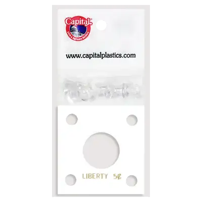 Capital Plastics 144 Coin Holder - Liberty Nickel