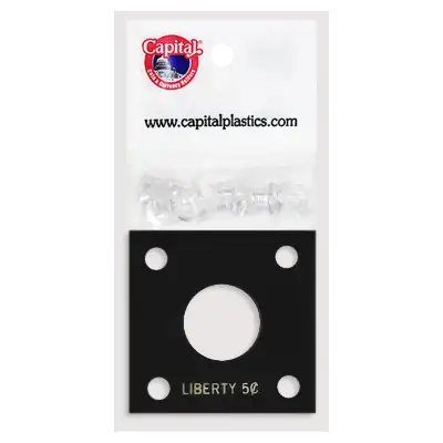Capital Plastics 144 Coin Holder - Liberty Nickel