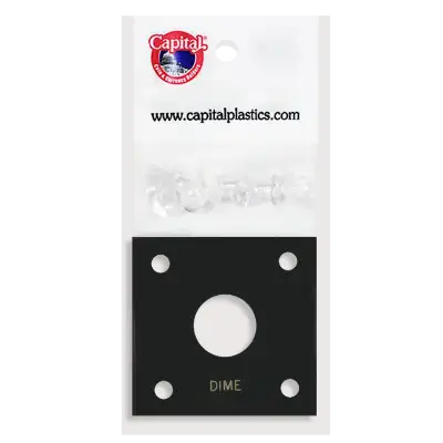 Capital Plastics 144 Coin Holder - Dime