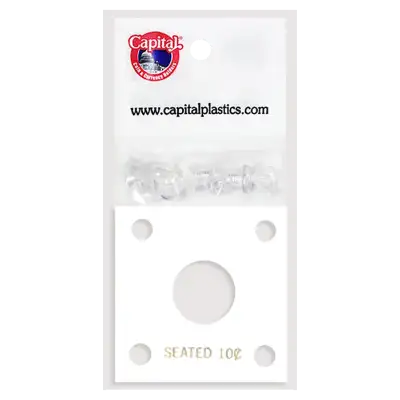 Capital Plastics 144 Coin Holder - Seated Liberty Dime