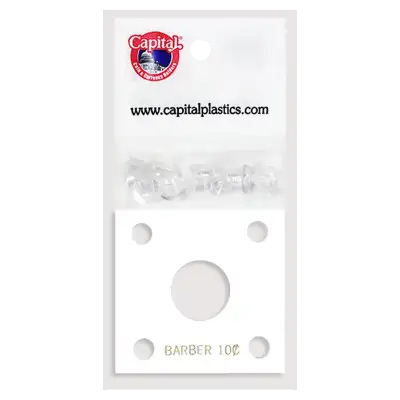Capital Plastics 144 Coin Holder - Barber Dime