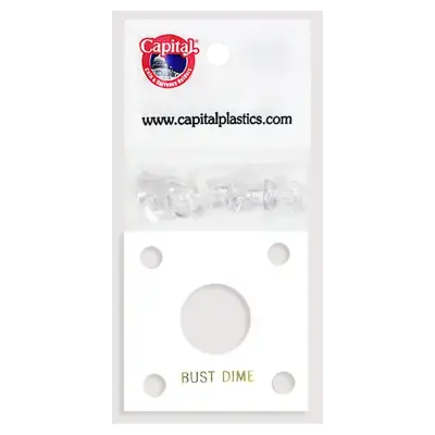 Capital Plastics 144 Coin Holder - Bust Dime