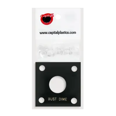 Capital Plastics 144 Coin Holder - Bust Dime