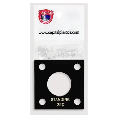Capital Plastics 144 Coin Holder - Standing Liberty Quarter