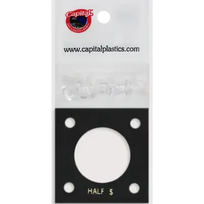 Capital Plastics 144 Coin Holder - Half Dollar