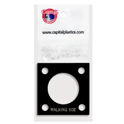 Capital Plastics 144 Coin Holder - Walking Half Dollar