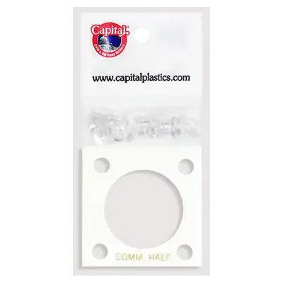 Capital Plastics 144 Coin Holder - Comm Half Dollar